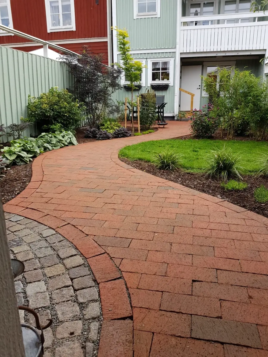 Cirkulärt stenmönster